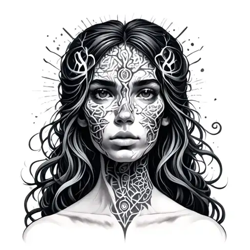 Neurodiversity tattoo design idea