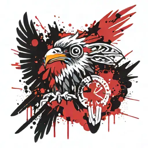 odin's ravenous sake tattoo design idea