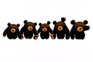  family of bears. 1. mother 2.father and two boys age 5 and 2. i want them holding hands. use artistic puzzle piece colo tattoo design idea