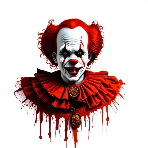 zombie voodoo doll pennywise tattoo design idea