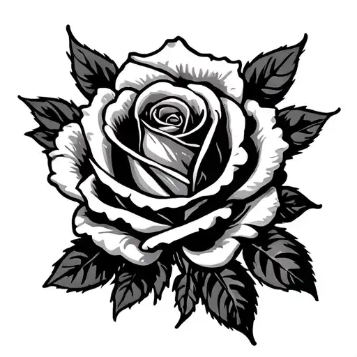december 10th 1954 rose long live forever tattoo design idea