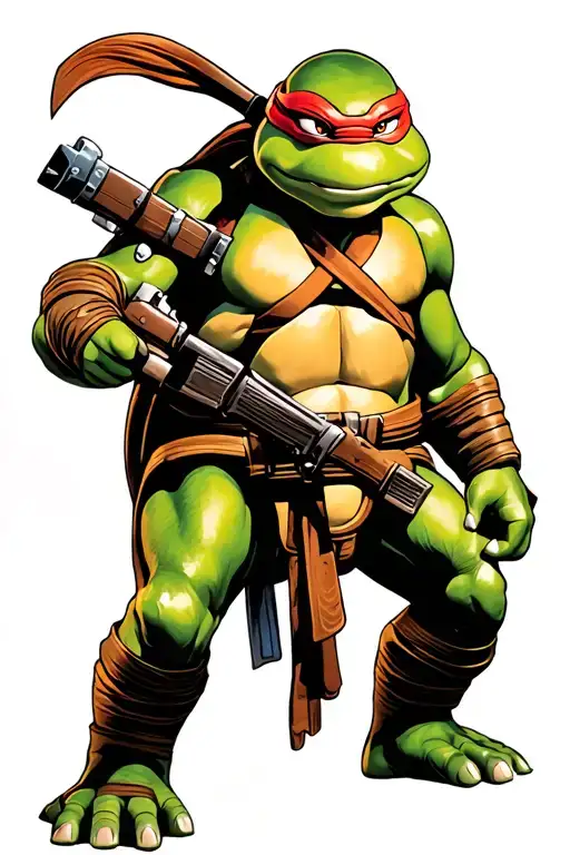 Teenage mutant ninja turtles tattoo design idea