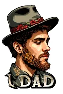 dad memorial tattoo design idea