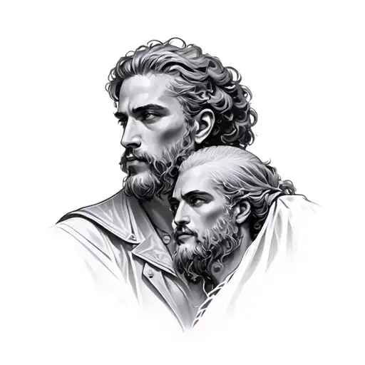 Luca & Roman tattoo design idea
