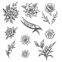 tattoo flash sheet tattoo design idea
