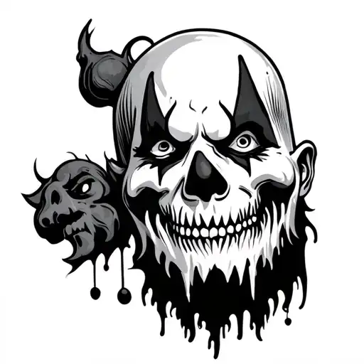 Juggalo tattoo design idea