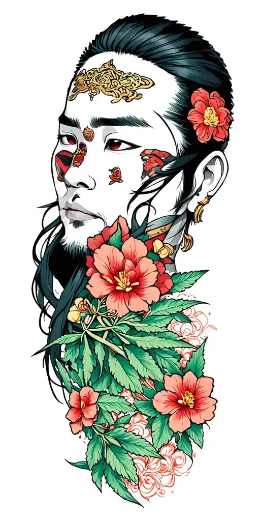 420 friendly Call of duty tattoo design idea