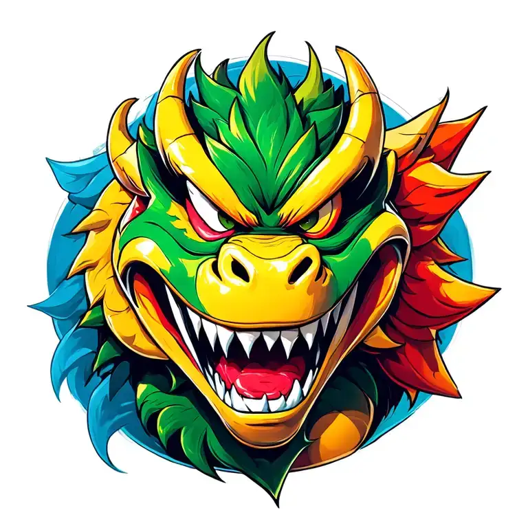 Bowser tattoo design idea
