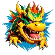 Bowser tattoo design idea