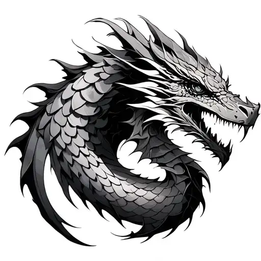 dragon scale armor tattoo tattoo design idea
