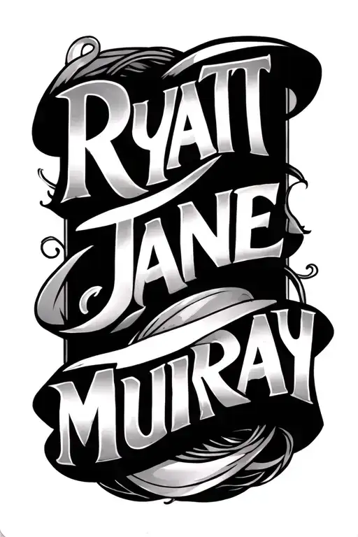 "Ryatt Jane Murray " fine line tattoo tattoo design idea