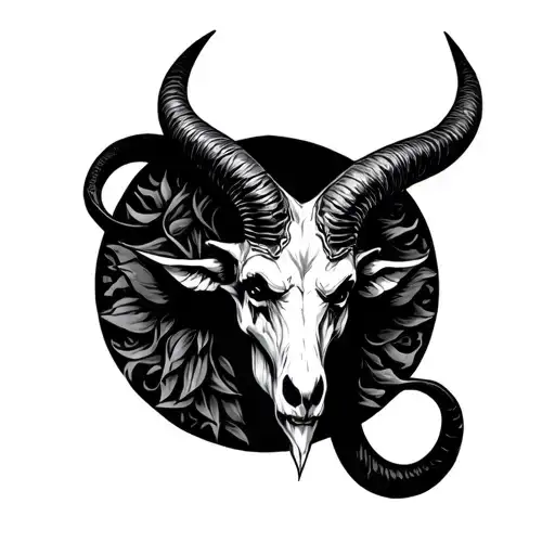 baphomet tattoo design idea