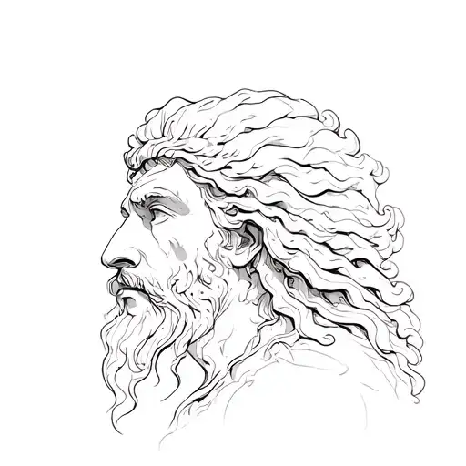 stoic virtues tattoo design idea