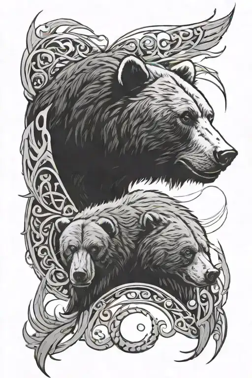 I’m looking for a realism tattoo. It will go on my inner forarm. The outline of the tattoo will be in a bear claw. The g tattoo design idea