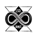 infinity symbol with letters LSD BWS tattoo design idea