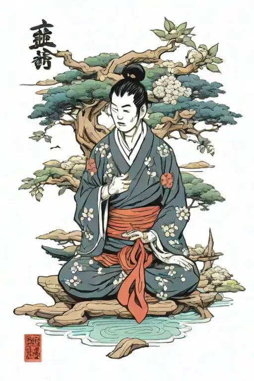 solitude tattoo design idea