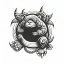 Chubby tattoo design idea