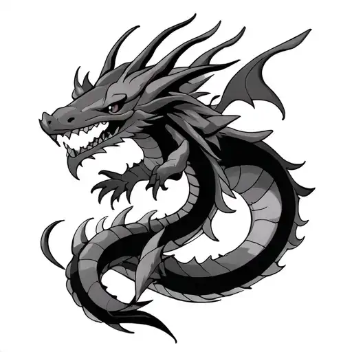 Gyarados tattoo design idea