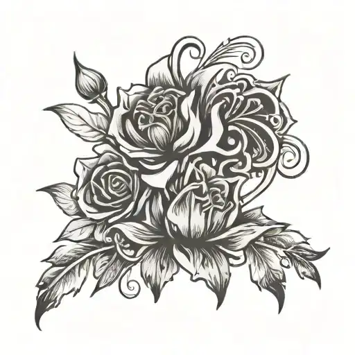 Lucky 7 11 tattoo design idea