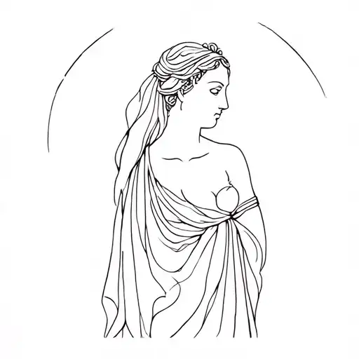 Penelope the wife of Odysseus  tattoo design idea