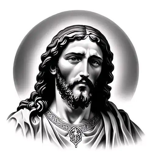 Jesus Christ tattoo design idea