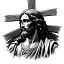 Jesus Christ tattoo design idea
