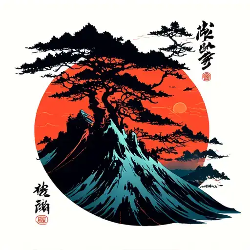 My last concert at the top of Fuji I will wait for you at the foot I will wait for you as much as you need a bottle of whiskey tattoo design idea