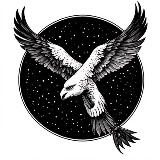 True North tattoo design idea