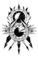 Brujula with clock and arrows tattoo design idea