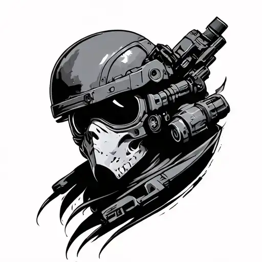 Helldivers tattoo design idea