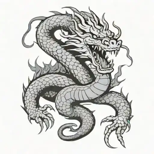 Shenron tattoo design idea