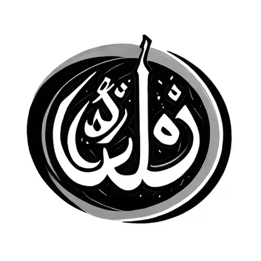 Allah tattoo design idea