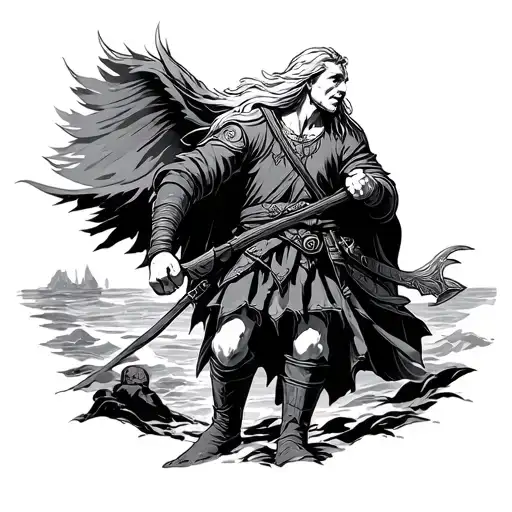 Thorfinn's days from Vinland Saga tattoo design idea