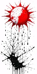 sun with rain falling off of the bottom tattoo design idea