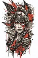 valkyrie tattoo design idea