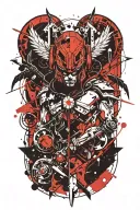 valkyrie tattoo design idea