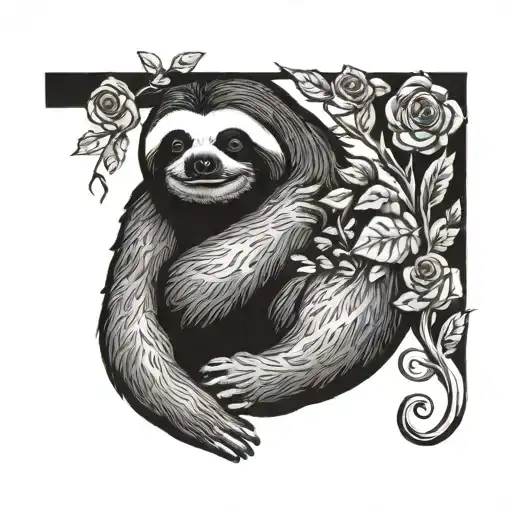 a tattoo representing gluttony and sloth  tattoo design idea