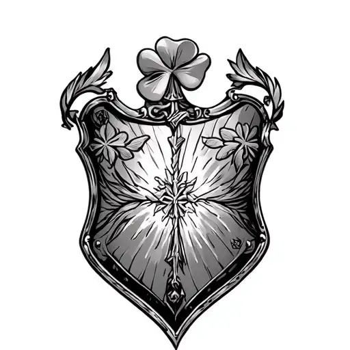 st Patrick's breastplate tattoo design idea