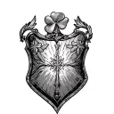 st Patrick's breastplate tattoo design idea