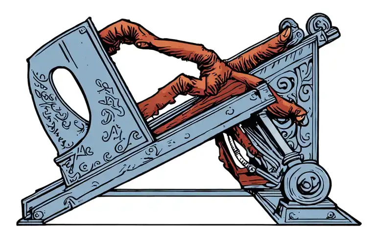 guillotine revolution tattoo design idea