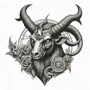 baphomet tattoo design idea