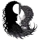 Aquarius And Libra tattoo design idea