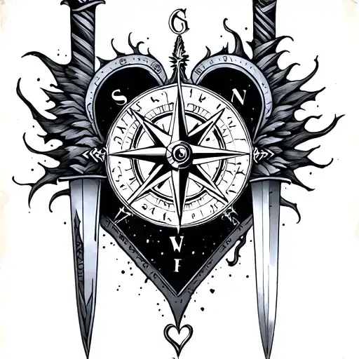 84+ Moral Compass Tattoo Ideas in 2026 - BlackInk AI