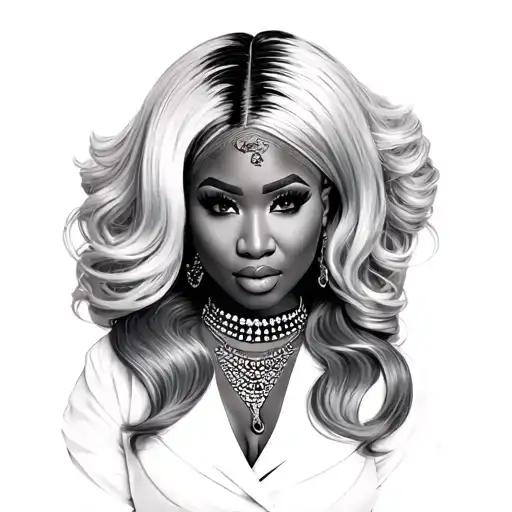 Nicki Minaj tattoo design idea