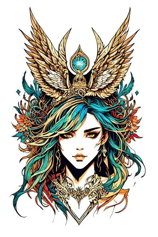 final fantasy x anima aeon tattoo design idea
