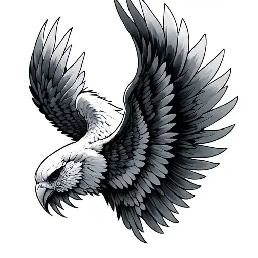 Fourth Wing tattoo design idea