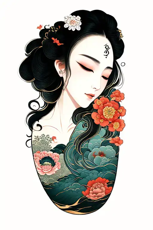 path to mindfulness tattoo design idea