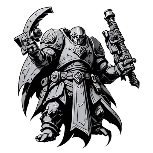 warhammer 40k tattoo design idea