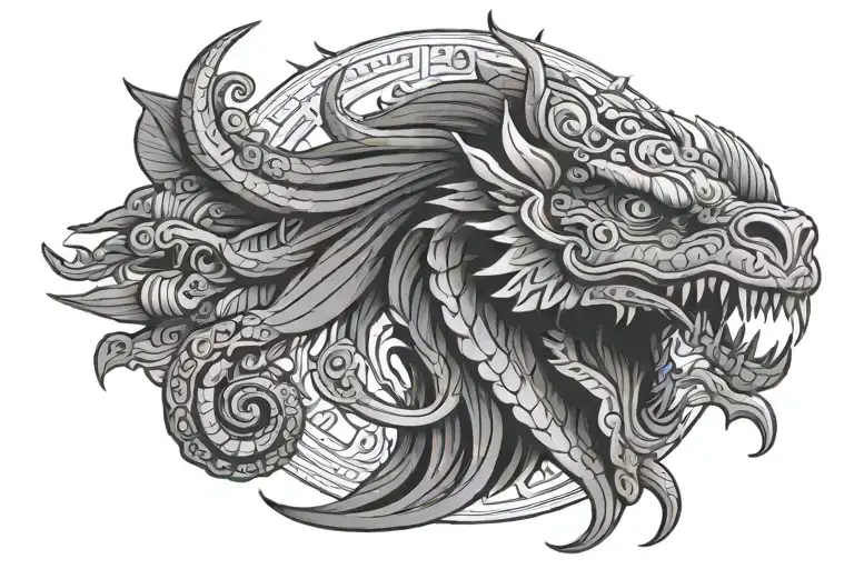 Kukulkan tattoo design idea