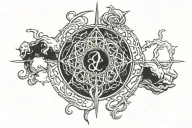 druid tattoo design idea